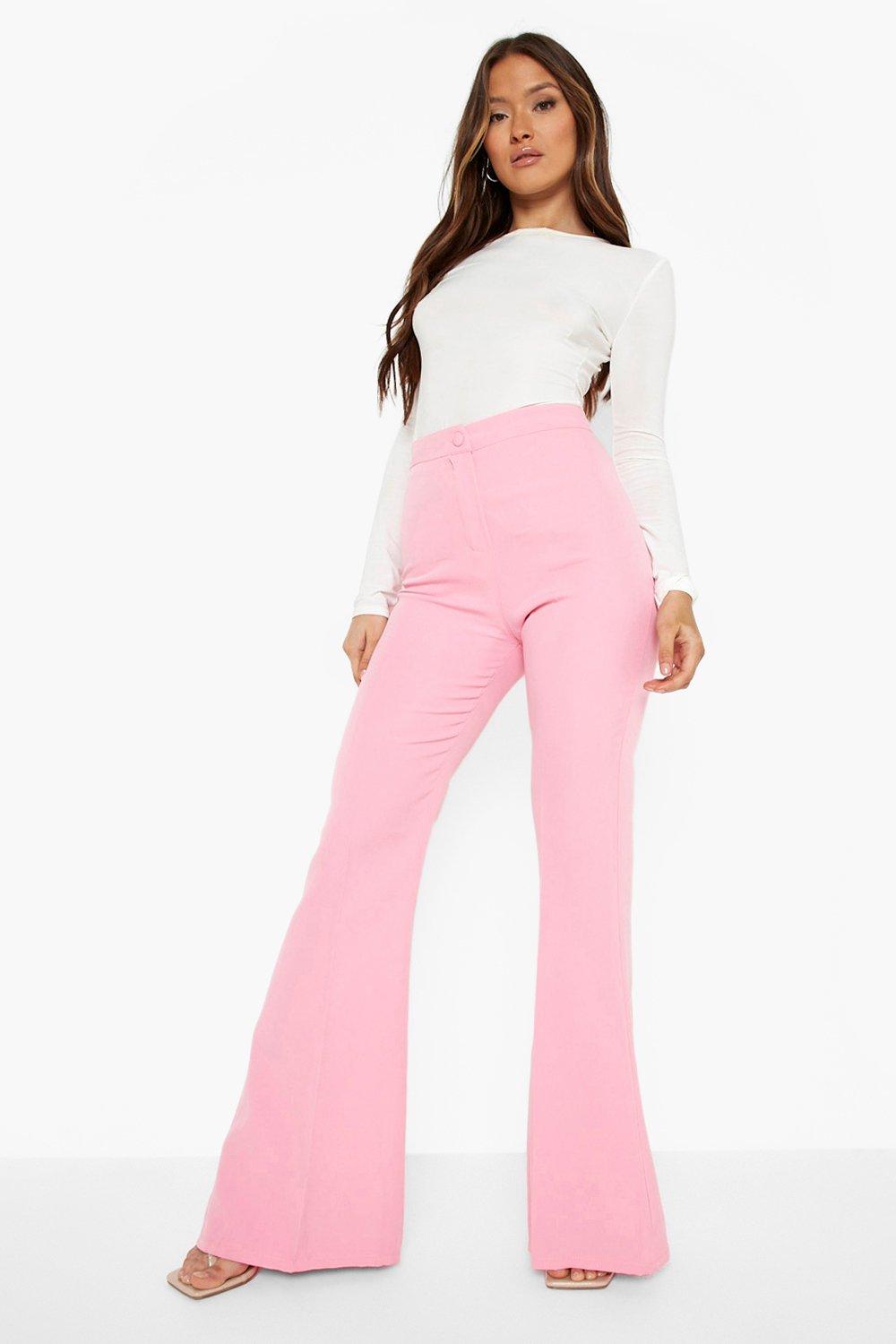 Flare store pink pants